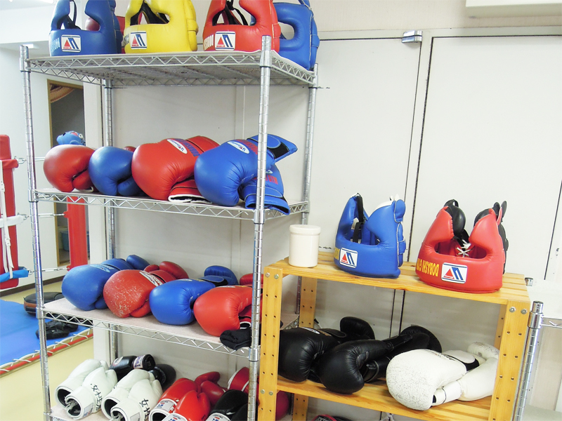 グローブ、ヘッドギア